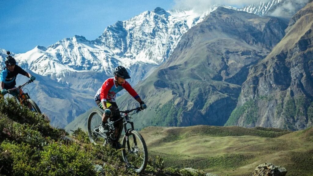 Biking through the Himalayas